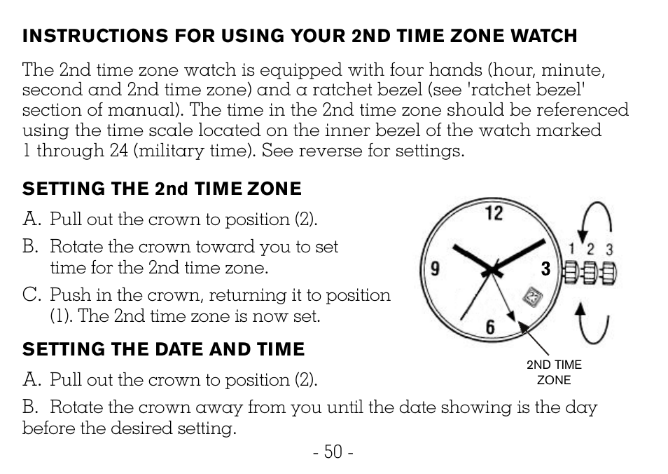 Victorinox CHRONOGRAPHS Watch User Manual | Page 51 / 66