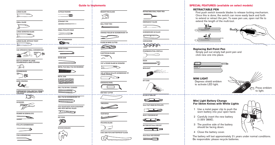 Victorinox VMS0702506/09 User Manual | Page 2 / 2
