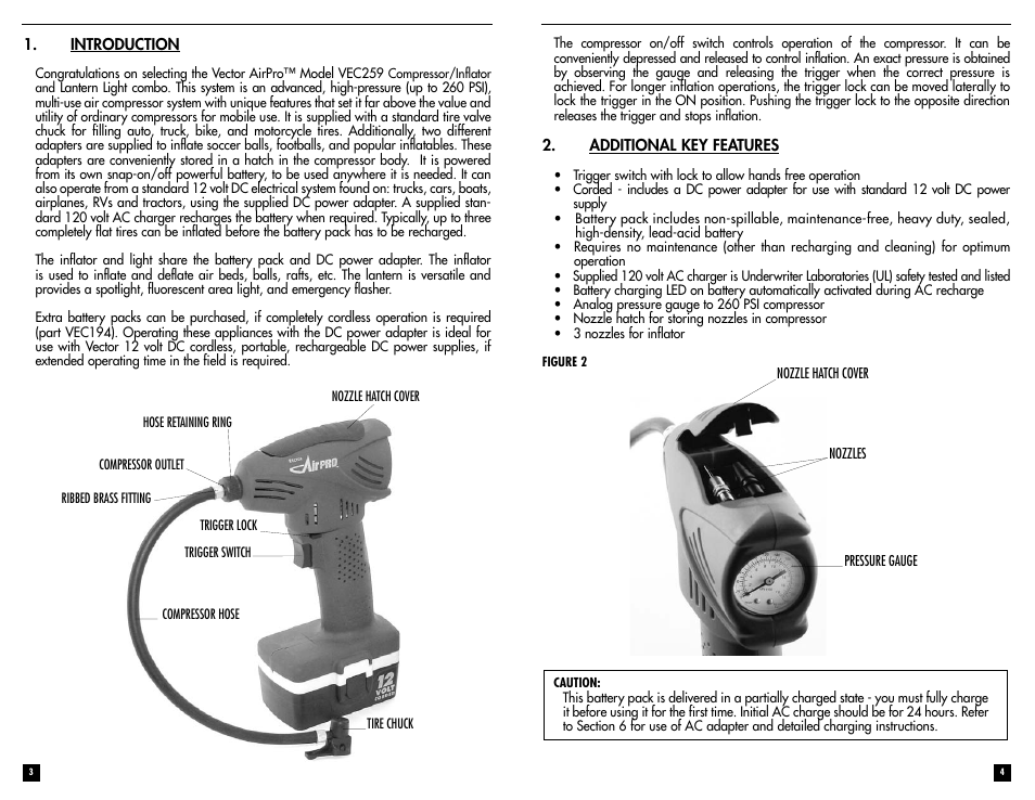 Vector AIRPRO VEC259 User Manual | Page 3 / 8