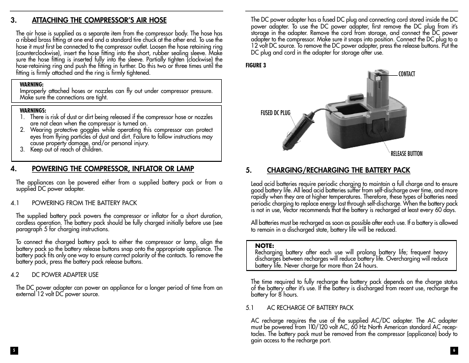 Vector AIRPRO VEC259 User Manual | Page 4 / 8