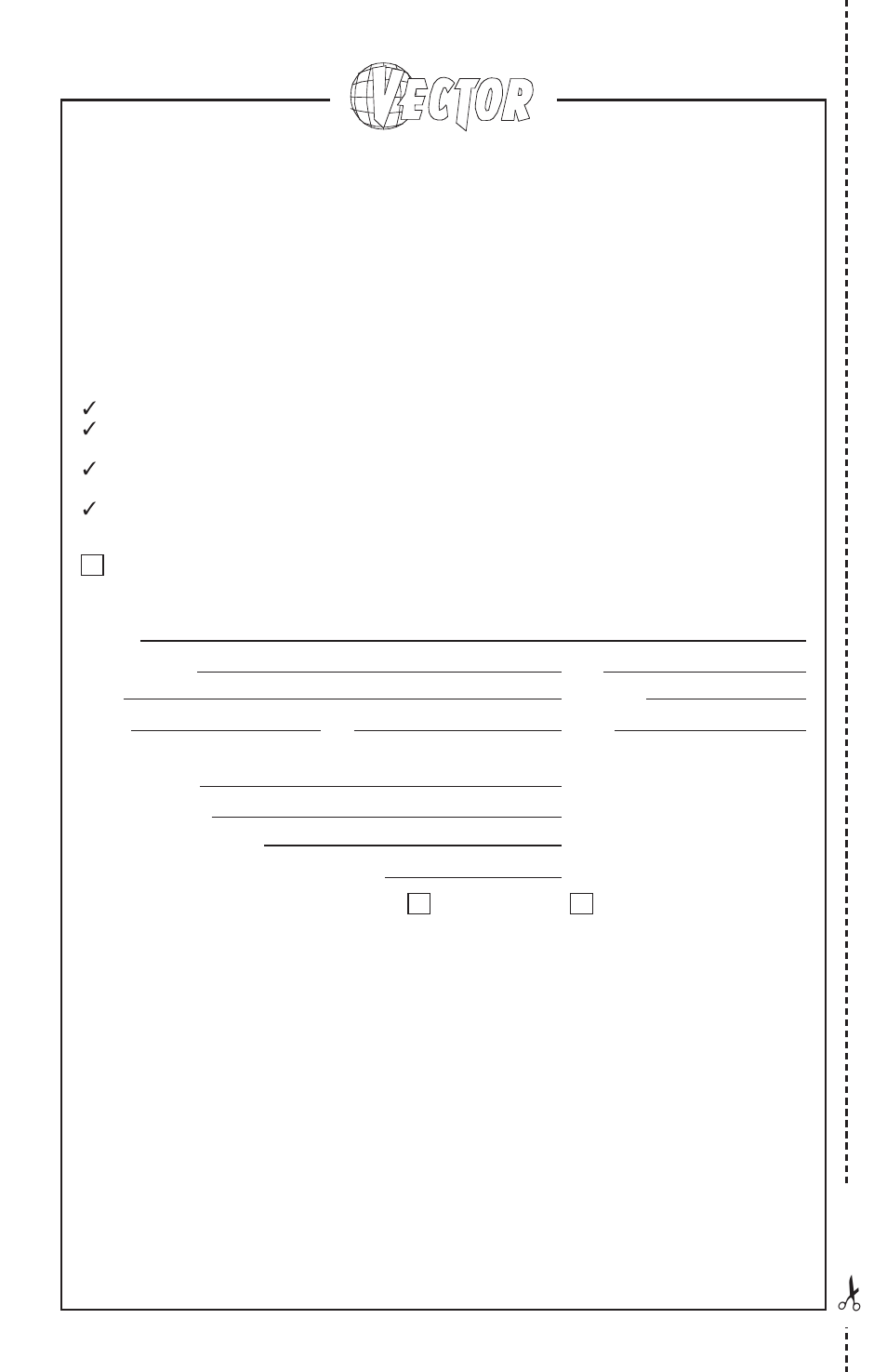 Vector Pocket Generator VEC018-AC User Manual | Page 15 / 16