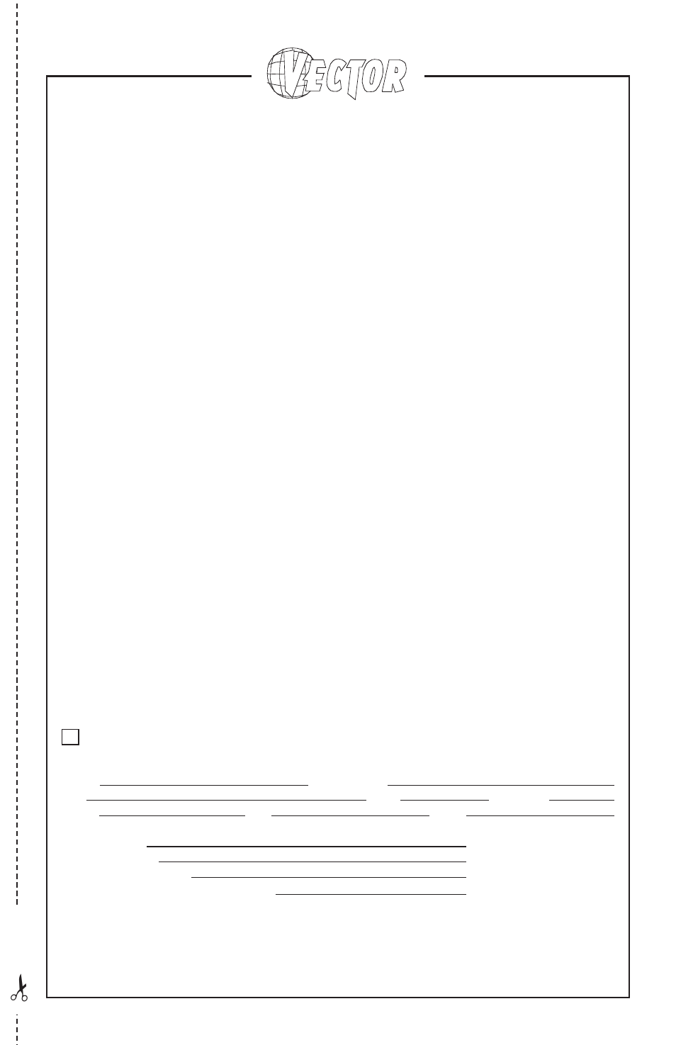Vector Pocket Generator VEC018-AC User Manual | Page 16 / 16