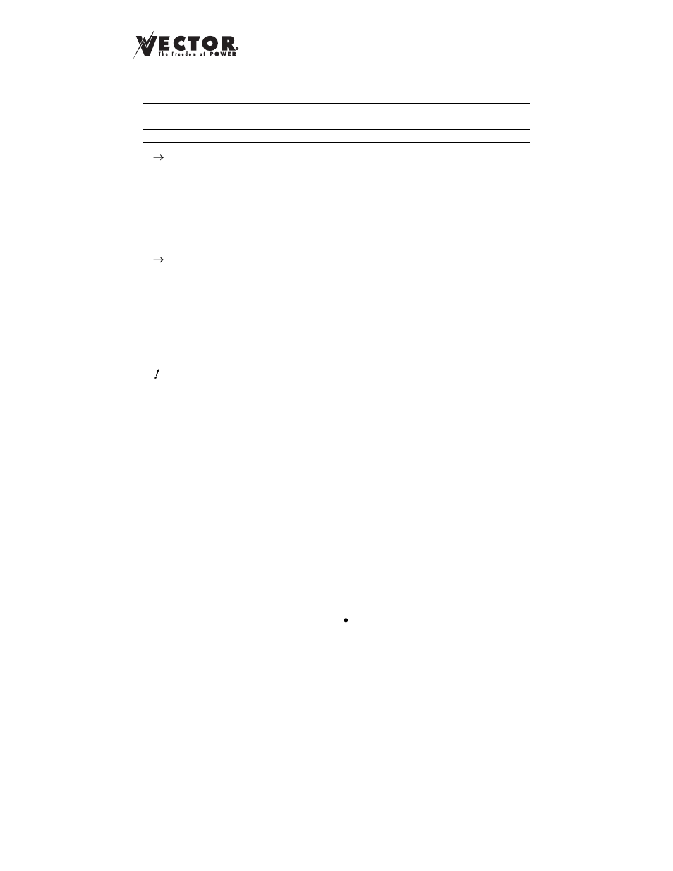 Vector VEC270MG User Manual | Page 13 / 16
