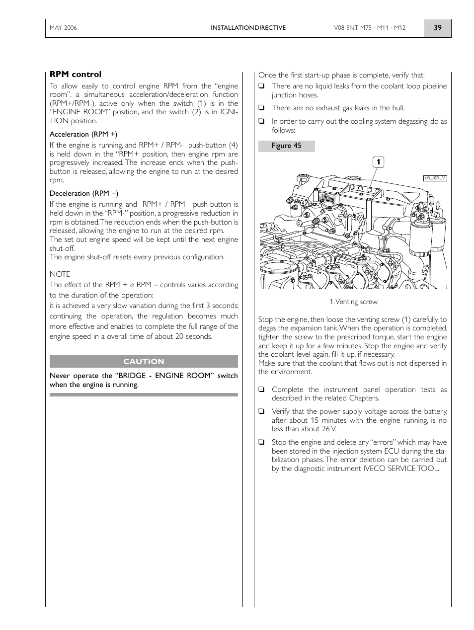 Vector IVECO MOTOS V08 ENT M12 User Manual | Page 39 / 60