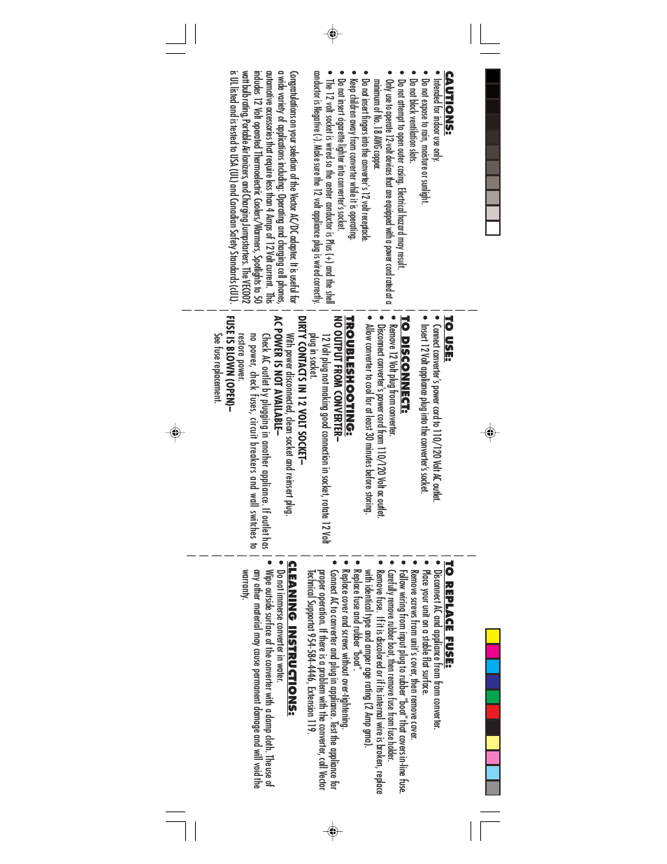 Vector Travelmate VEC002 User Manual | Page 2 / 2