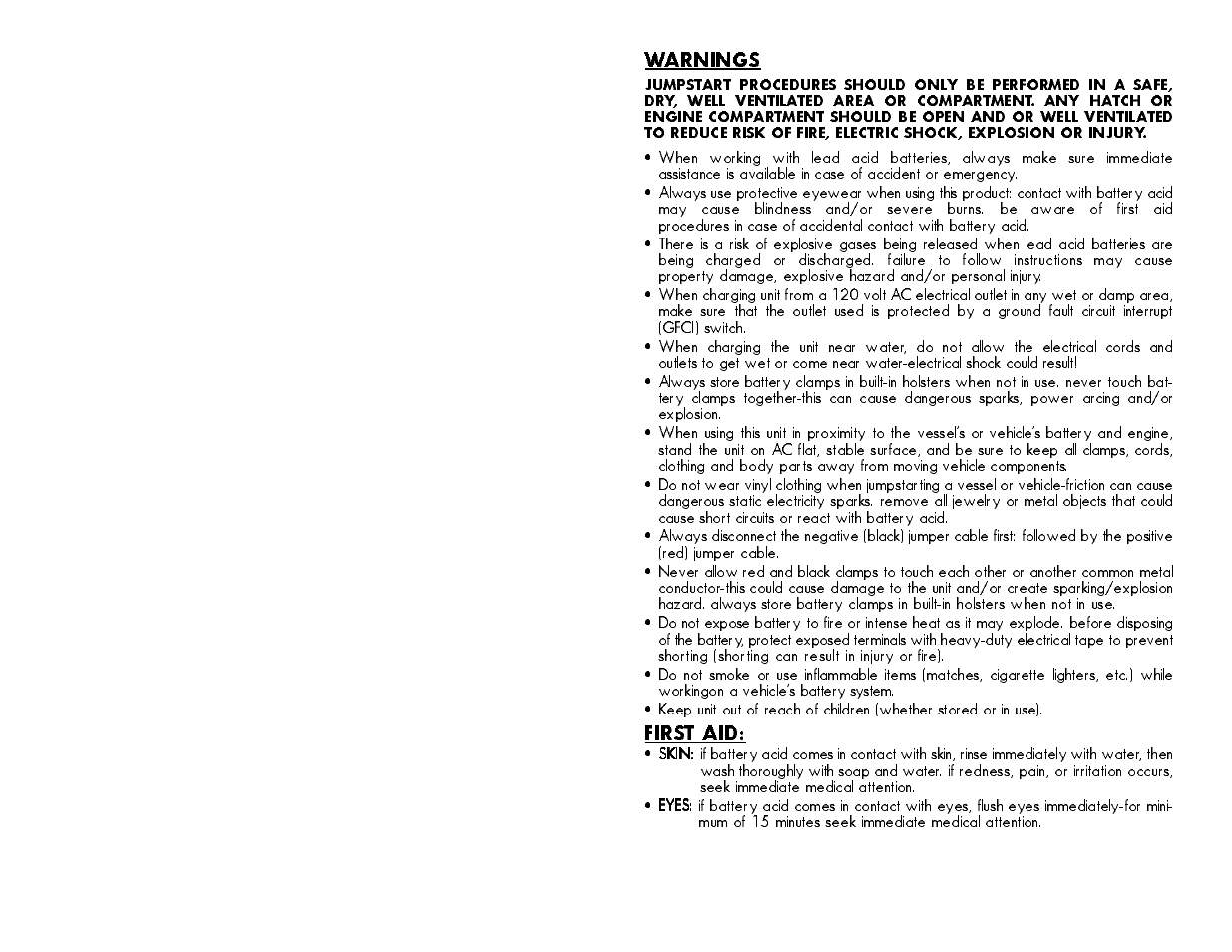 Vector Start-It AB121903 User Manual | Page 3 / 8