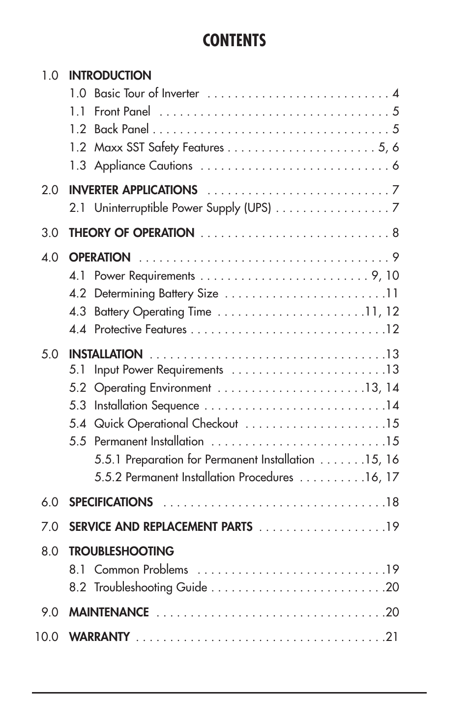 Vector MAXX SST VEC049C User Manual | Page 3 / 21