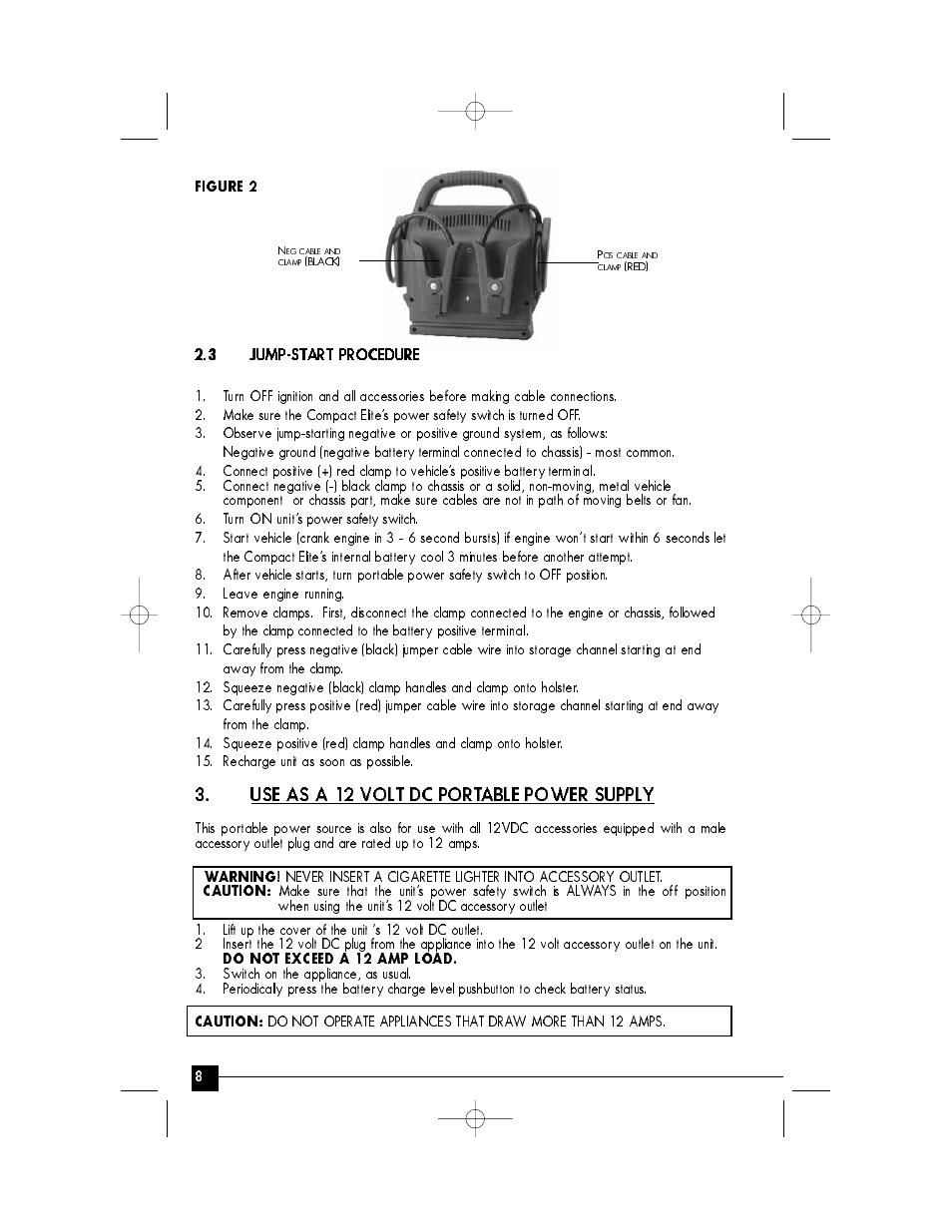Vector Compact Elite VEC010INV User Manual | Page 8 / 15