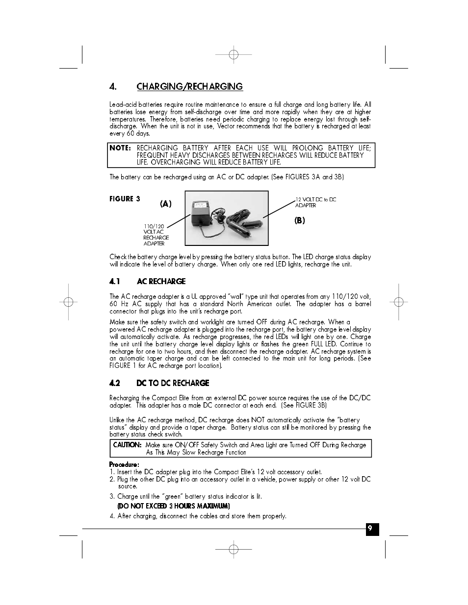 Vector Compact Elite VEC010INV User Manual | Page 9 / 15
