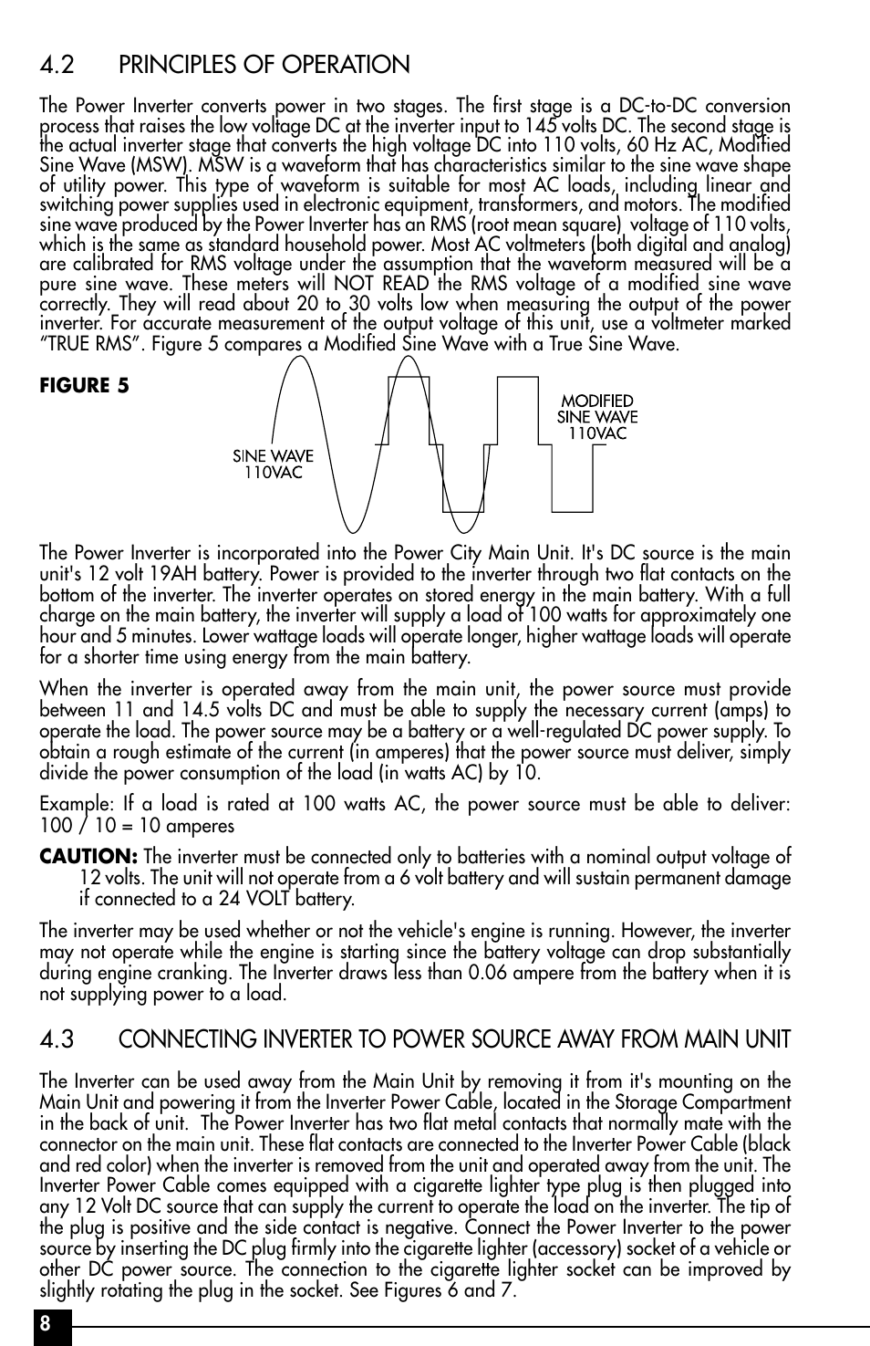 2 principles of operation | Vector Power City VEC029AC User Manual | Page 8 / 20