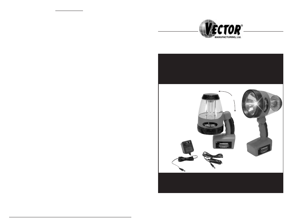 Vector SPORTSPOT VEC128Y User Manual | 5 pages