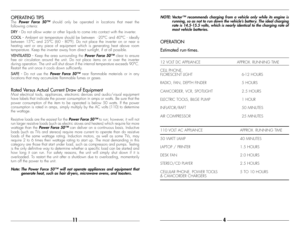 Vector Pocket Generator VEC018 User Manual | Page 5 / 8