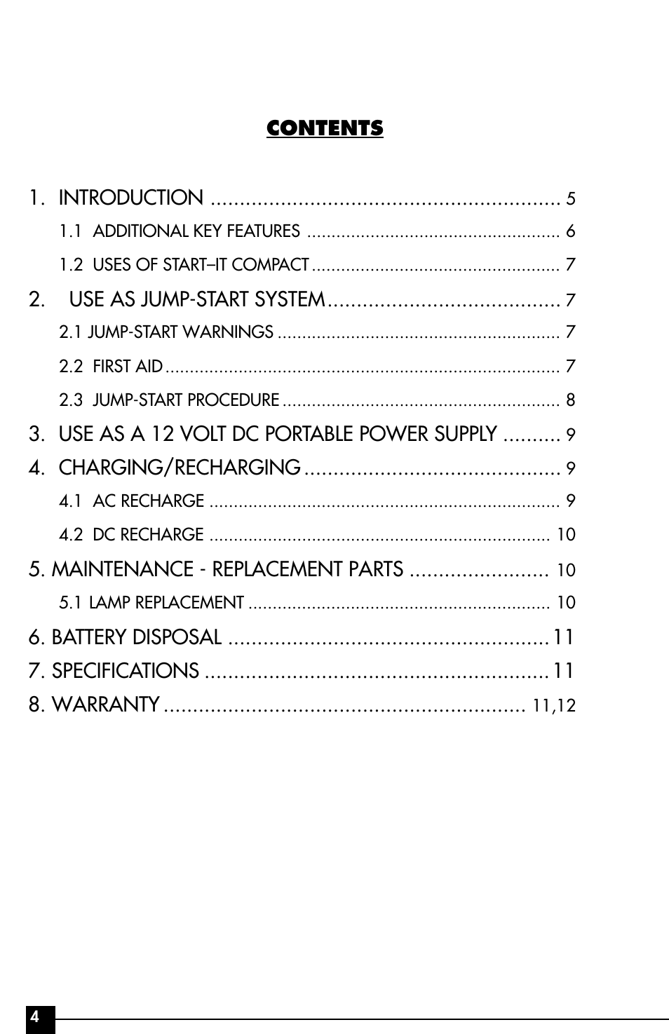 Vector Start-It VEC016 User Manual | Page 4 / 12