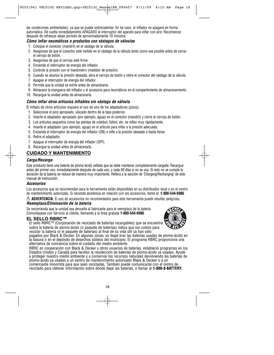 Vector 90551961 User Manual | Page 19 / 21