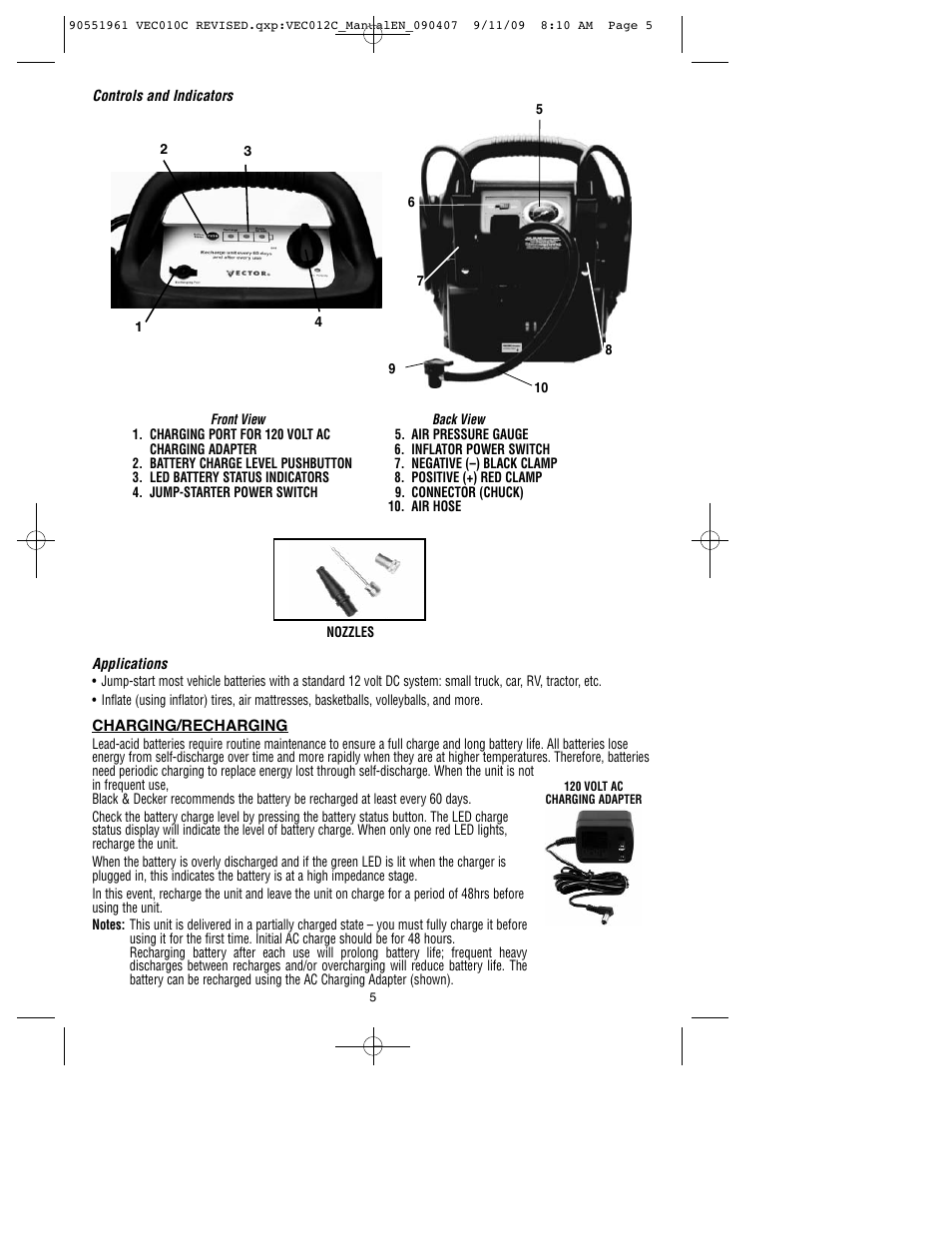 Vector 90551961 User Manual | Page 6 / 21