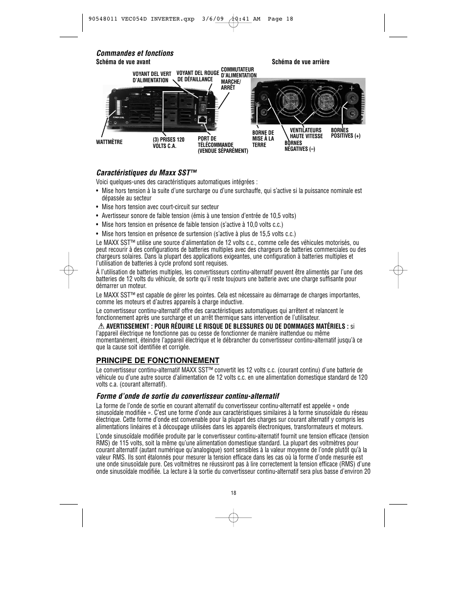 Vector VEC054D User Manual | Page 19 / 44