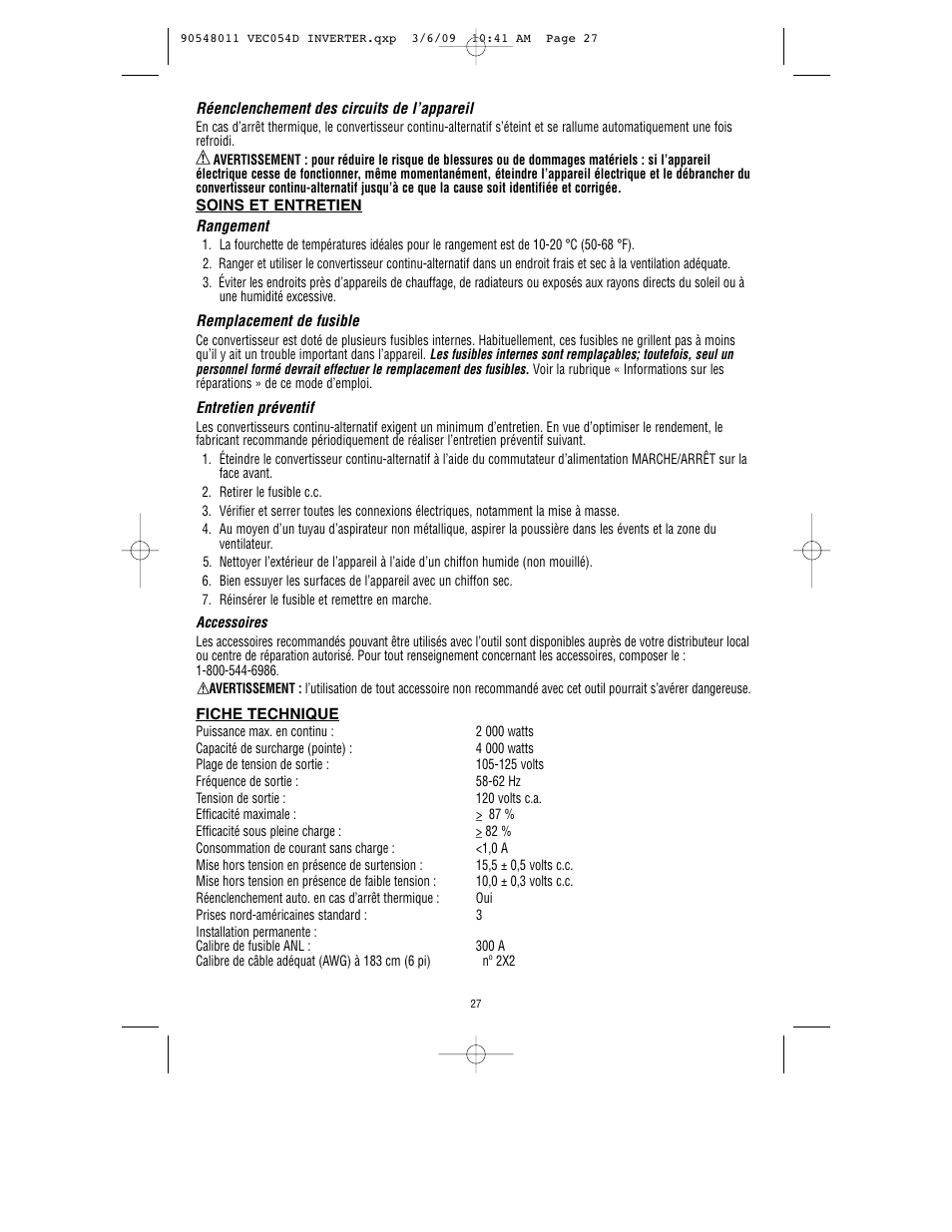 Vector VEC054D User Manual | Page 28 / 44