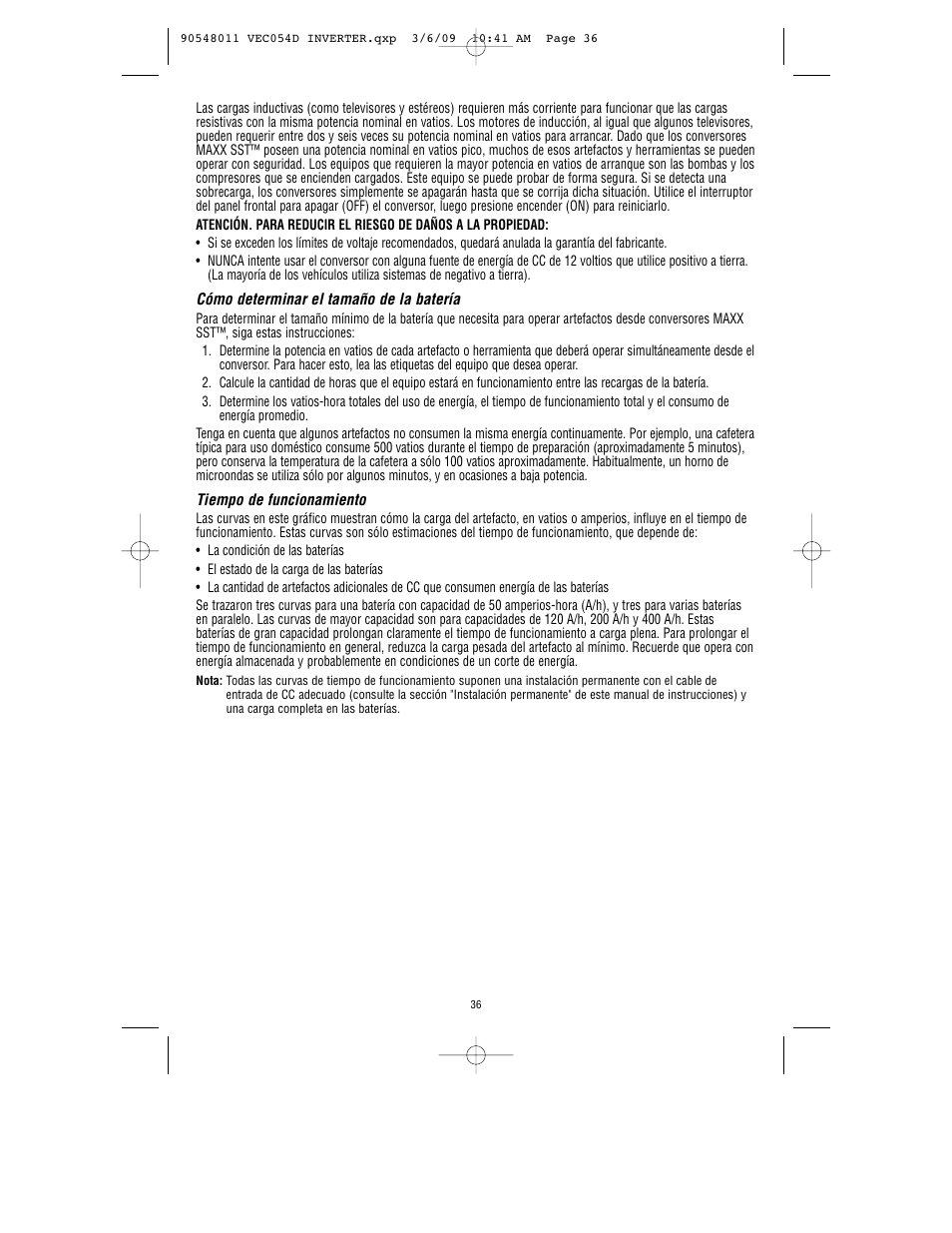 Vector VEC054D User Manual | Page 37 / 44