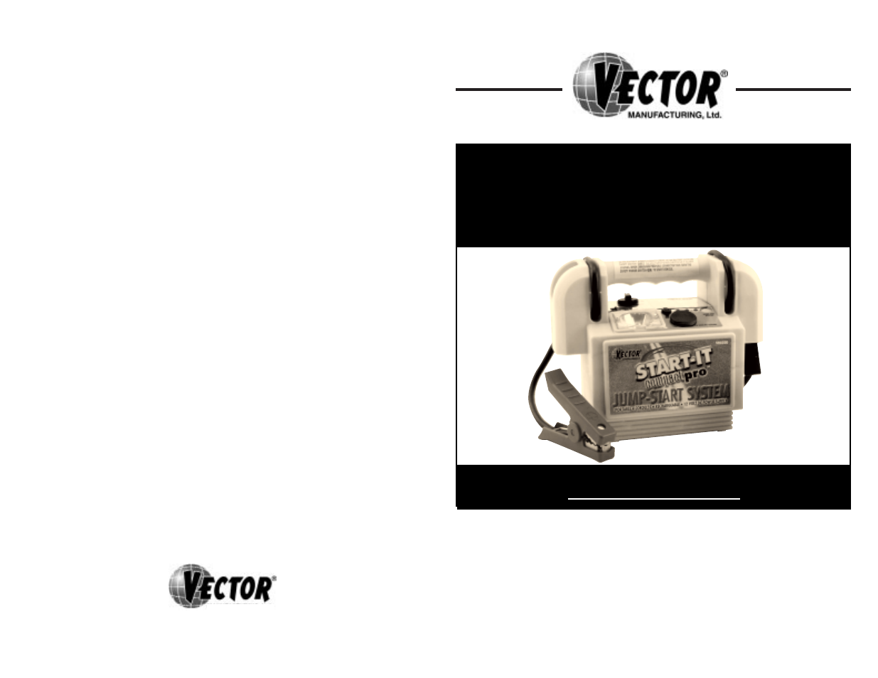 Vector Start-It VEC020 User Manual | 8 pages