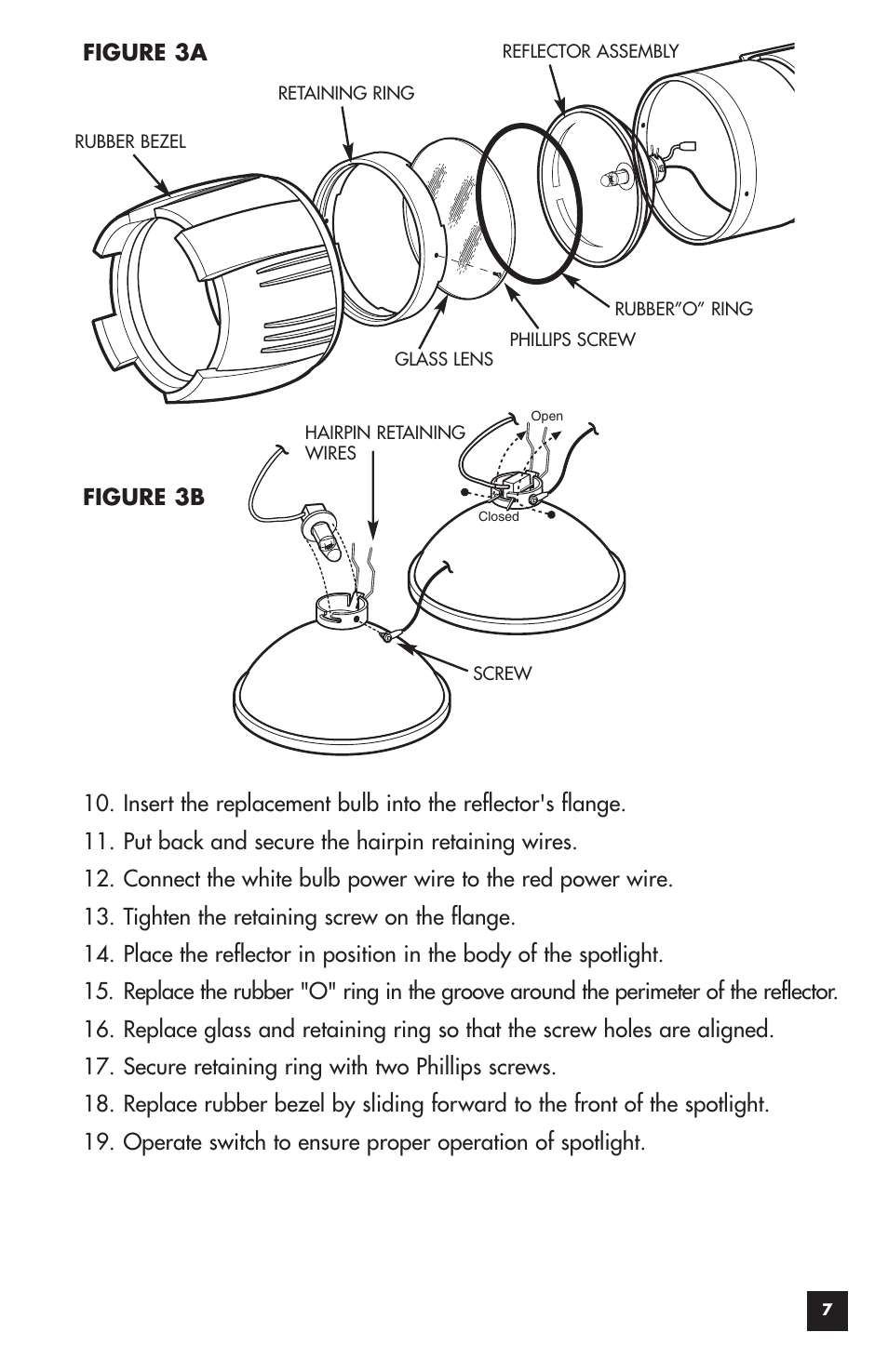 Figure 3a figure 3b | Vector LITE VEC118S User Manual | Page 7 / 10