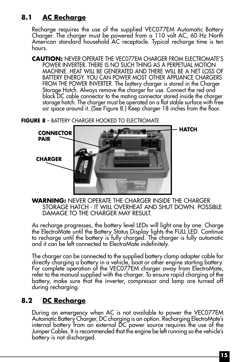Vector ElectroMate VEC095 User Manual | Page 15 / 20