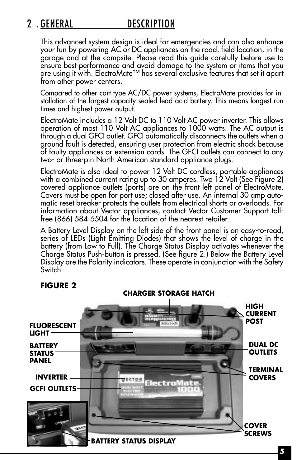 2 . general description | Vector ElectroMate VEC095 User Manual | Page 5 / 20