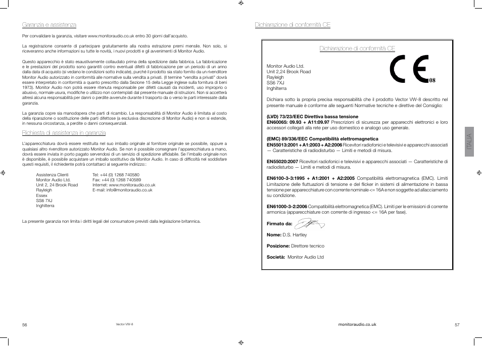 Vector VW-8 User Manual | Page 30 / 51