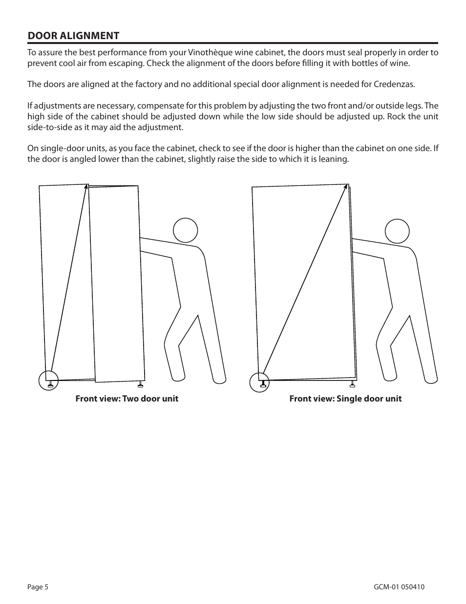 Vinothèque WhisperKOOL 2500 User Manual | Page 8 / 27