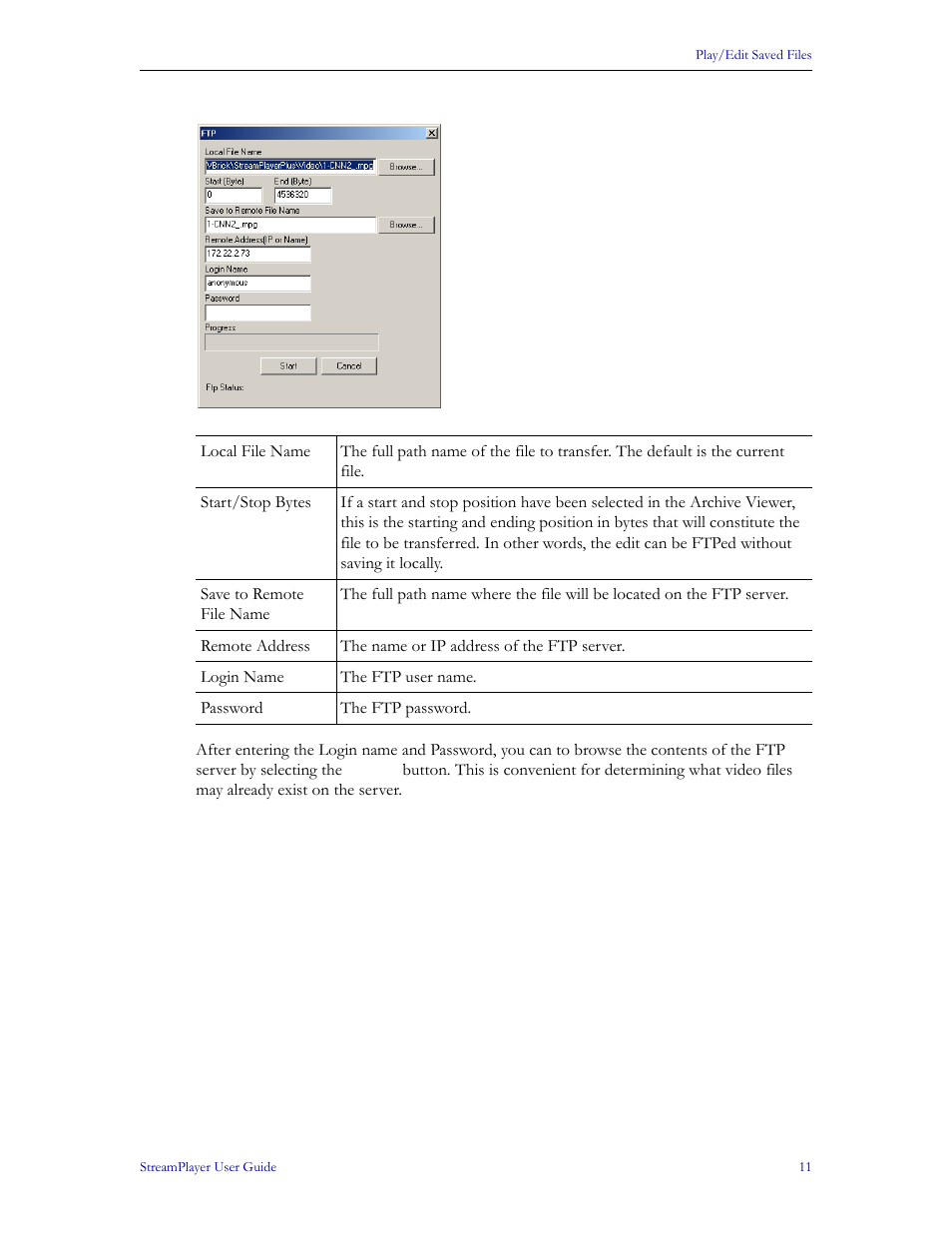 VBrick Systems StreamPlayer v4.4 User Manual | Page 17 / 32