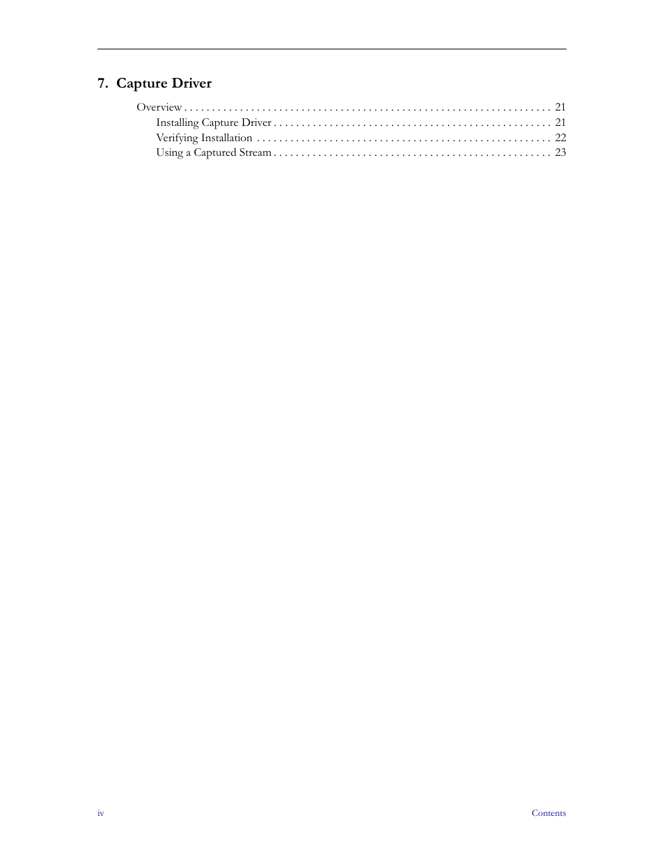 Capture driver | VBrick Systems StreamPlayer v4.4 User Manual | Page 4 / 32
