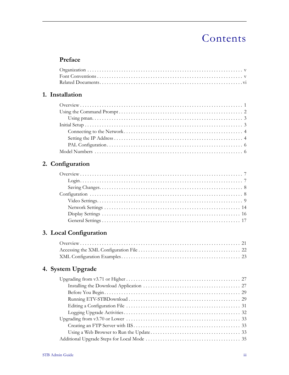 VBrick Systems MPEG-1 User Manual | Page 3 / 58