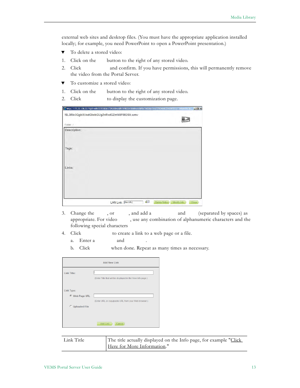 VBrick Systems ENTERPRISE MEDIA SYSTEM V5.0 User Manual | Page 19 / 76