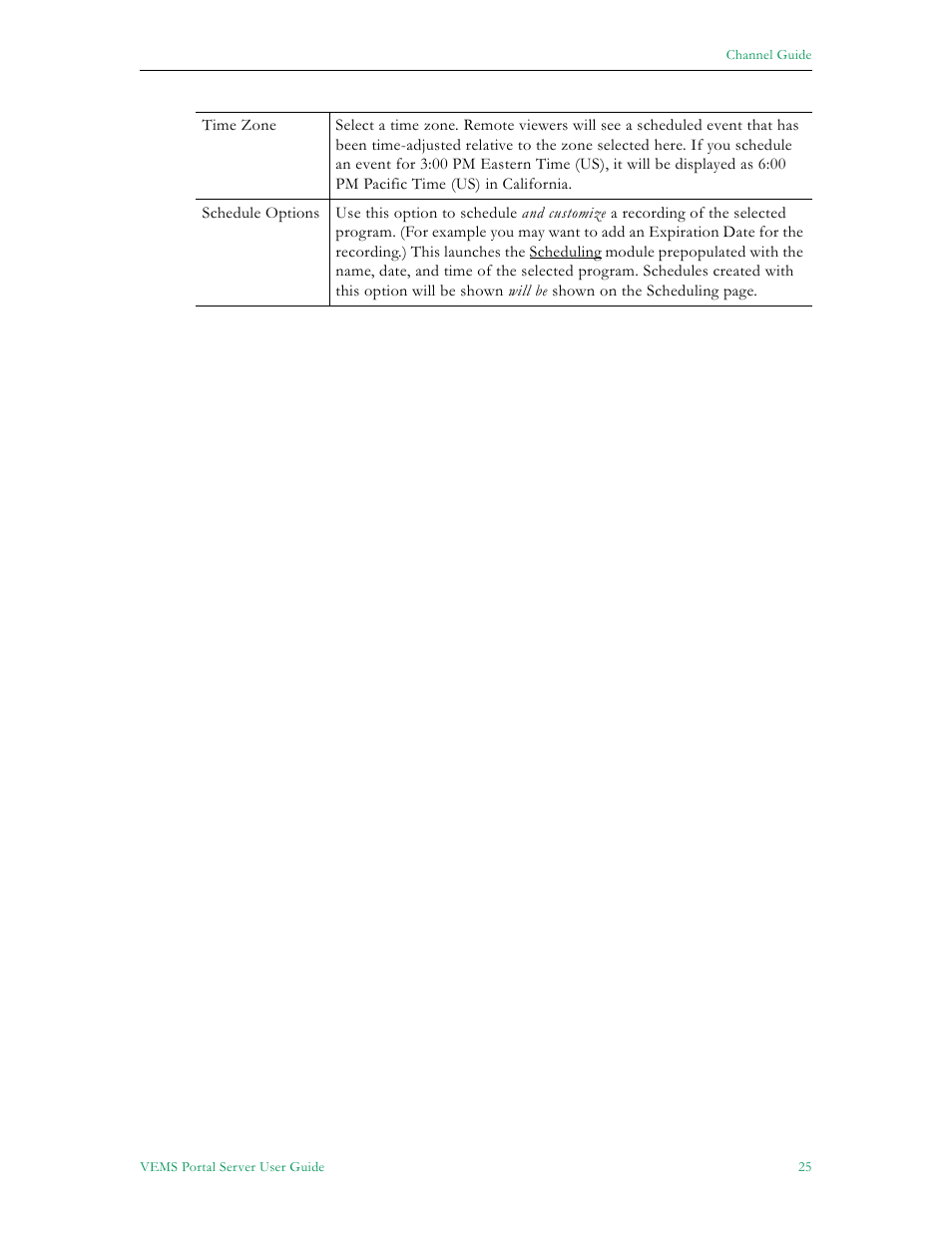 VBrick Systems ENTERPRISE MEDIA SYSTEM V5.0 User Manual | Page 31 / 76