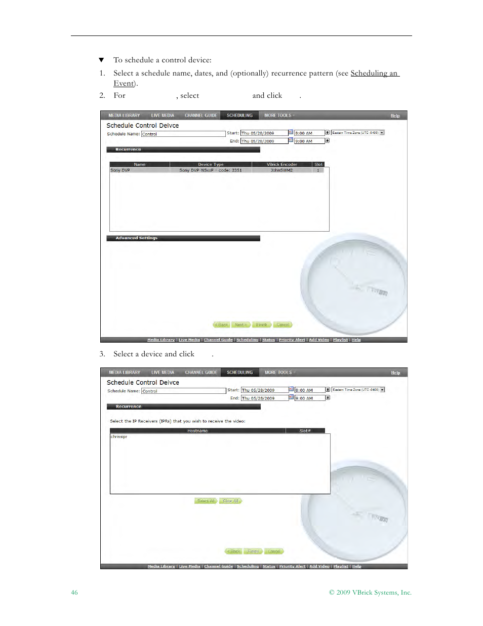 VBrick Systems ENTERPRISE MEDIA SYSTEM V5.0 User Manual | Page 52 / 76