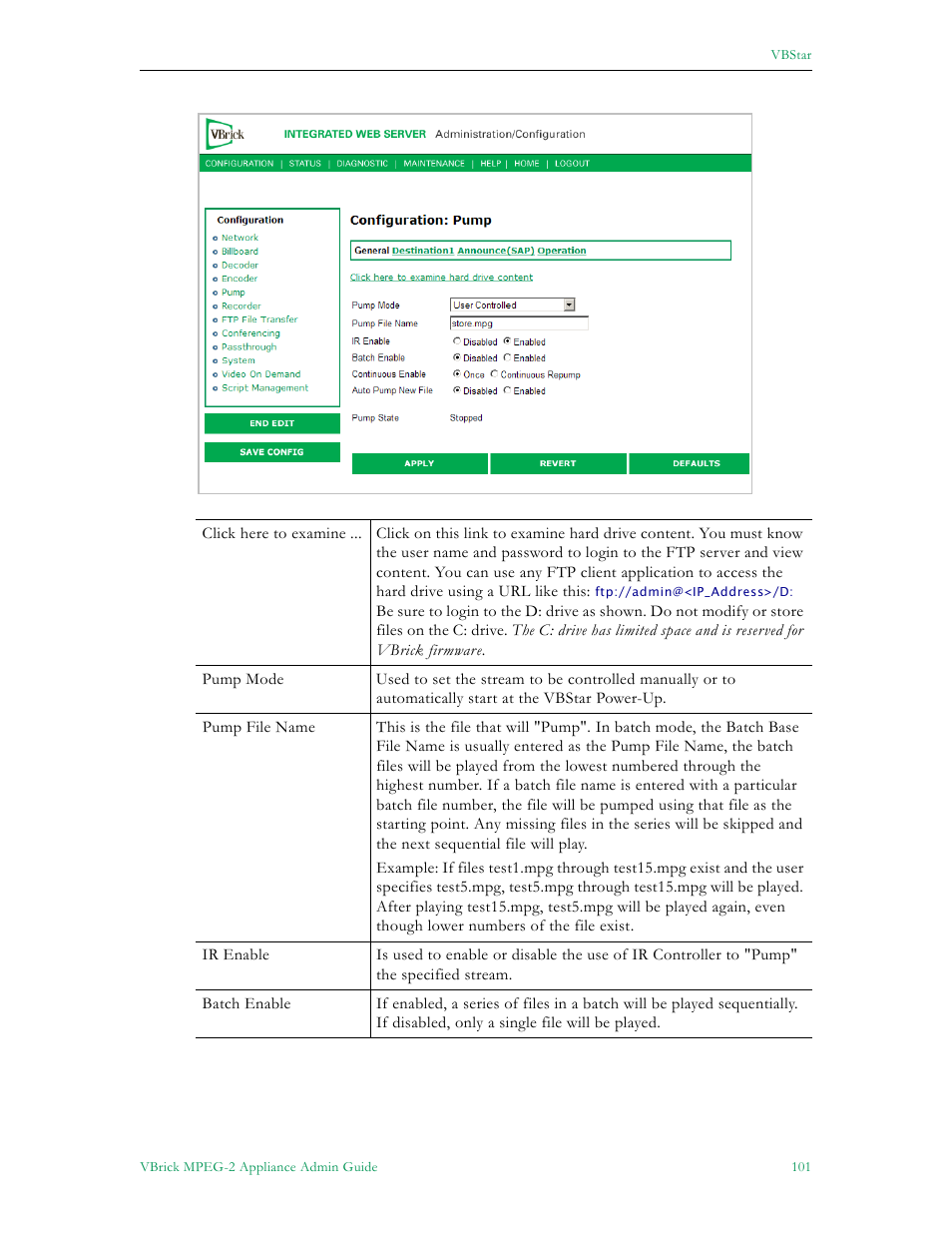 VBrick Systems VB5000 User Manual | Page 109 / 124