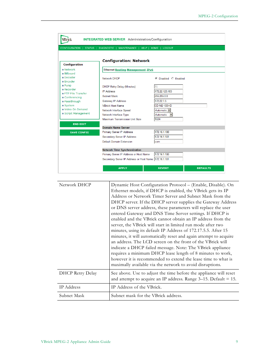 VBrick Systems VB5000 User Manual | Page 17 / 124