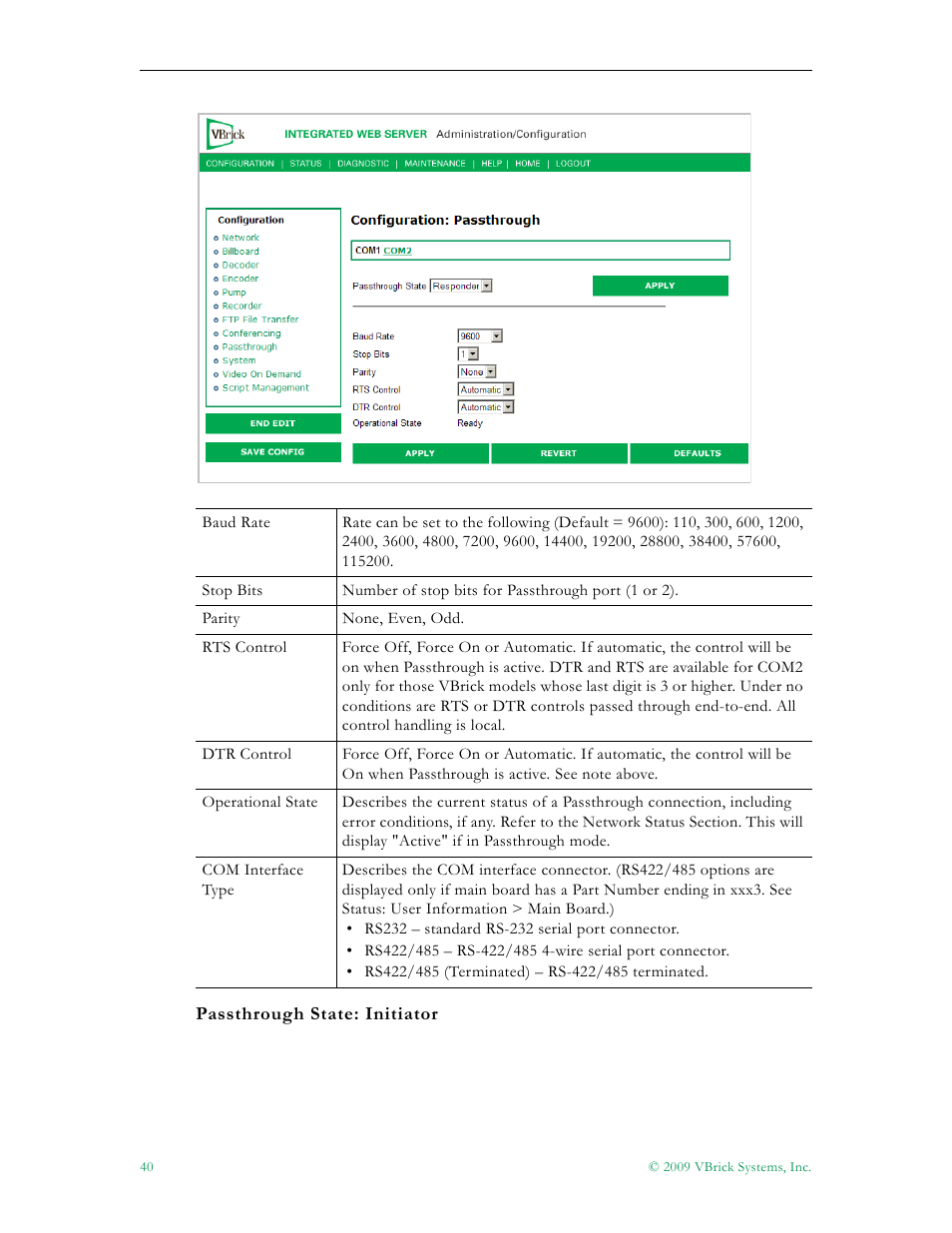 VBrick Systems VB5000 User Manual | Page 48 / 124