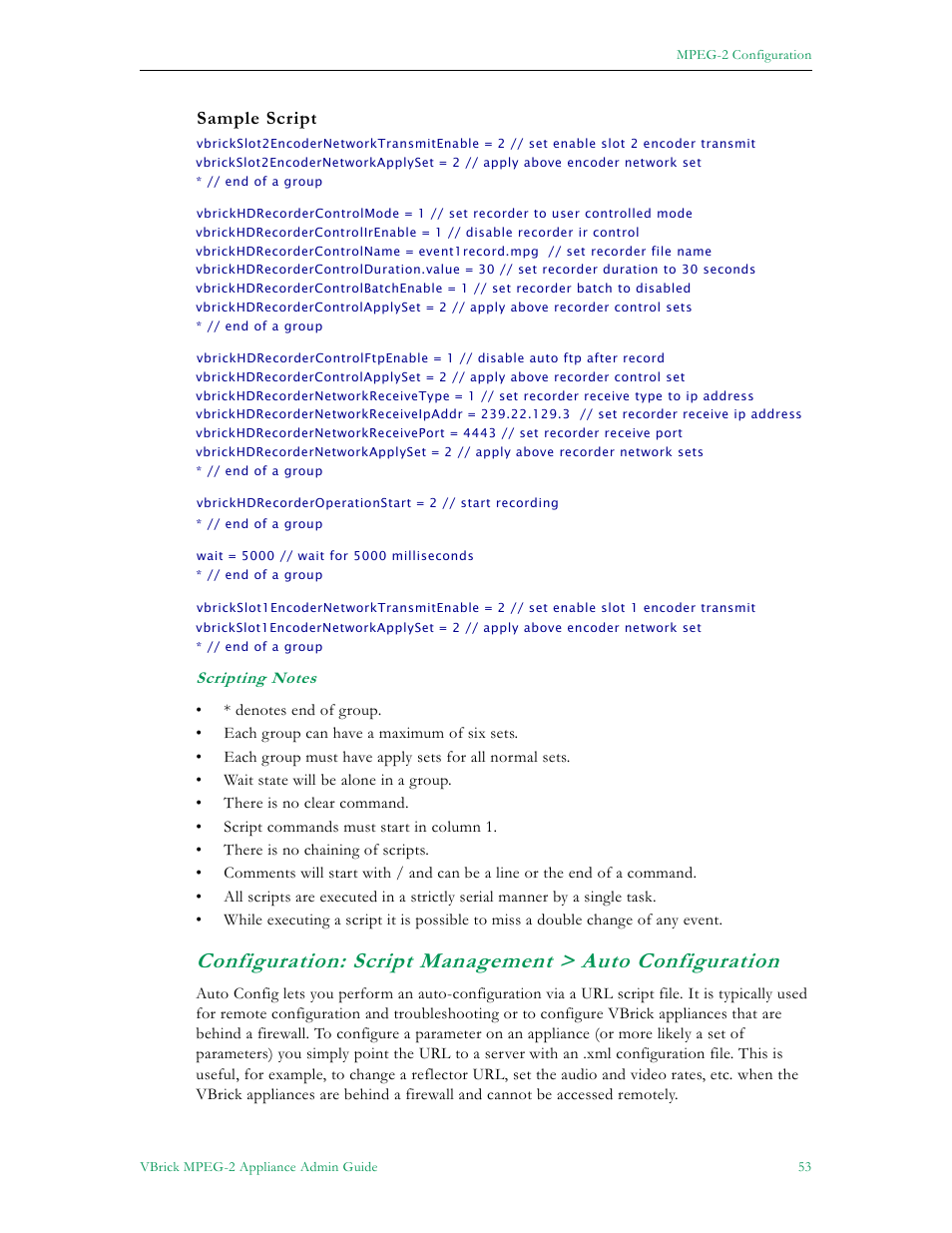VBrick Systems VB5000 User Manual | Page 61 / 124