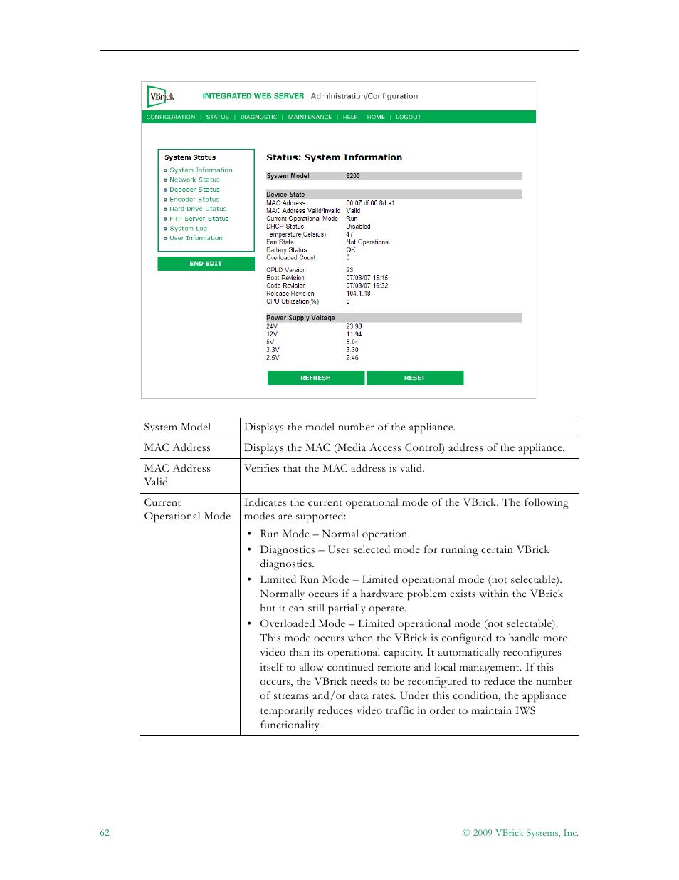 VBrick Systems VB5000 User Manual | Page 70 / 124