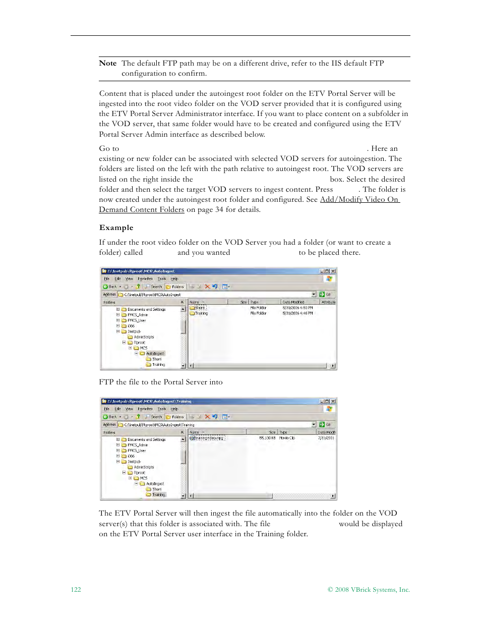 VBrick Systems Portal Server ETV v4.2.1 User Manual | Page 134 / 180