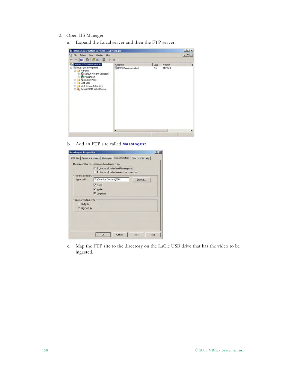 VBrick Systems Portal Server ETV v4.2.1 User Manual | Page 170 / 180