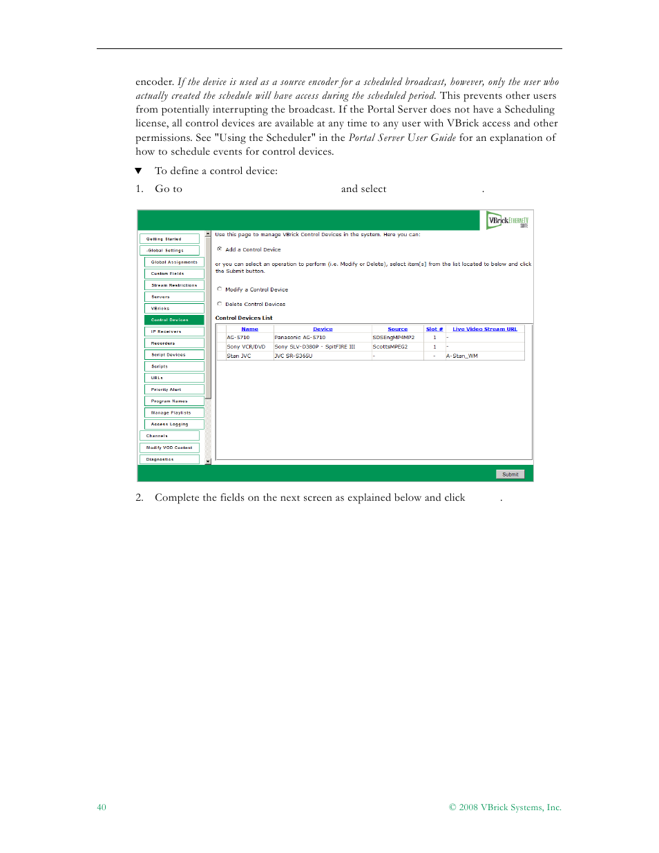 VBrick Systems Portal Server ETV v4.2.1 User Manual | Page 52 / 180