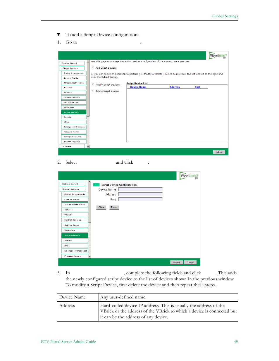 VBrick Systems Portal Server ETV v4.2.1 User Manual | Page 61 / 180
