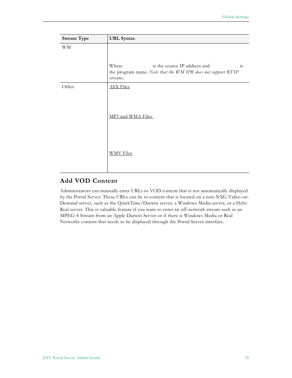 Add vod content | VBrick Systems Portal Server ETV v4.2.1 User Manual | Page 67 / 180