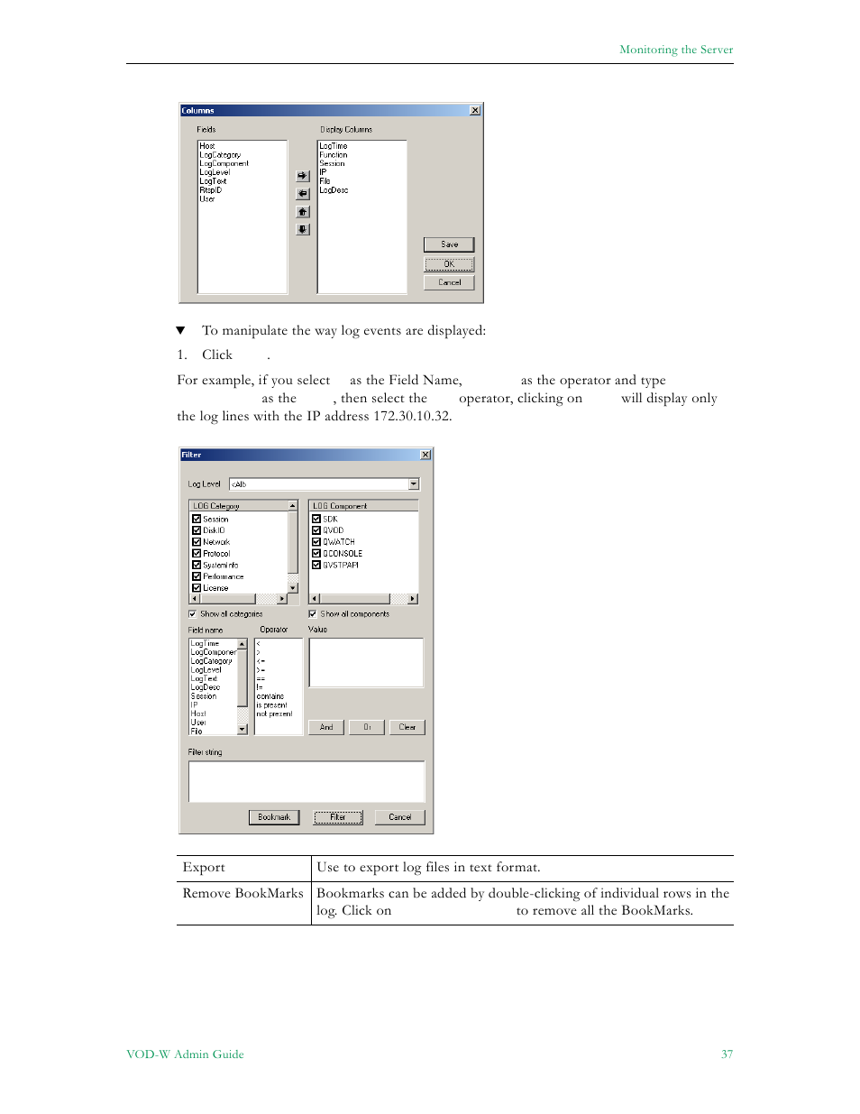 VBrick Systems VOD-W Server VBrick v4.2.1 User Manual | Page 45 / 94