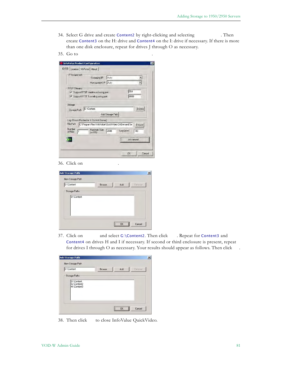 VBrick Systems VOD-W Server VBrick v4.2.1 User Manual | Page 89 / 94
