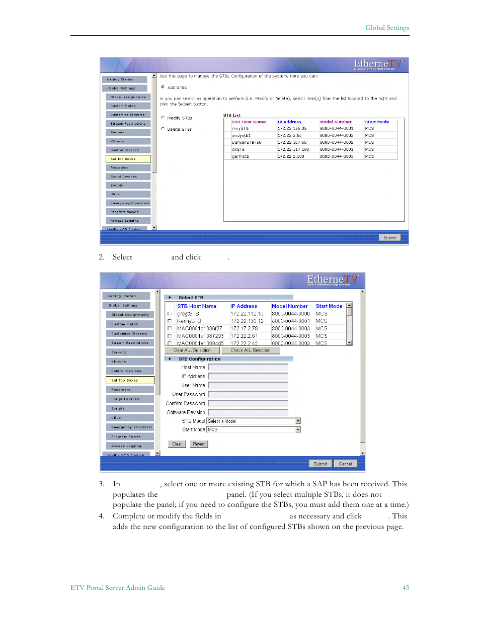 VBrick Systems Portal Server ETV v4.1 User Manual | Page 55 / 140