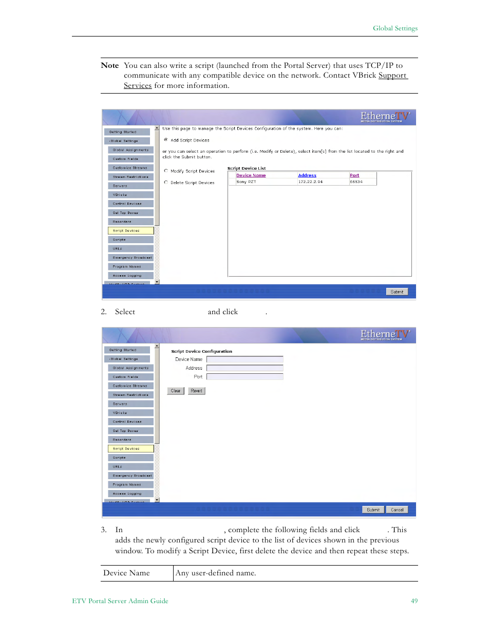 VBrick Systems Portal Server ETV v4.1 User Manual | Page 59 / 140