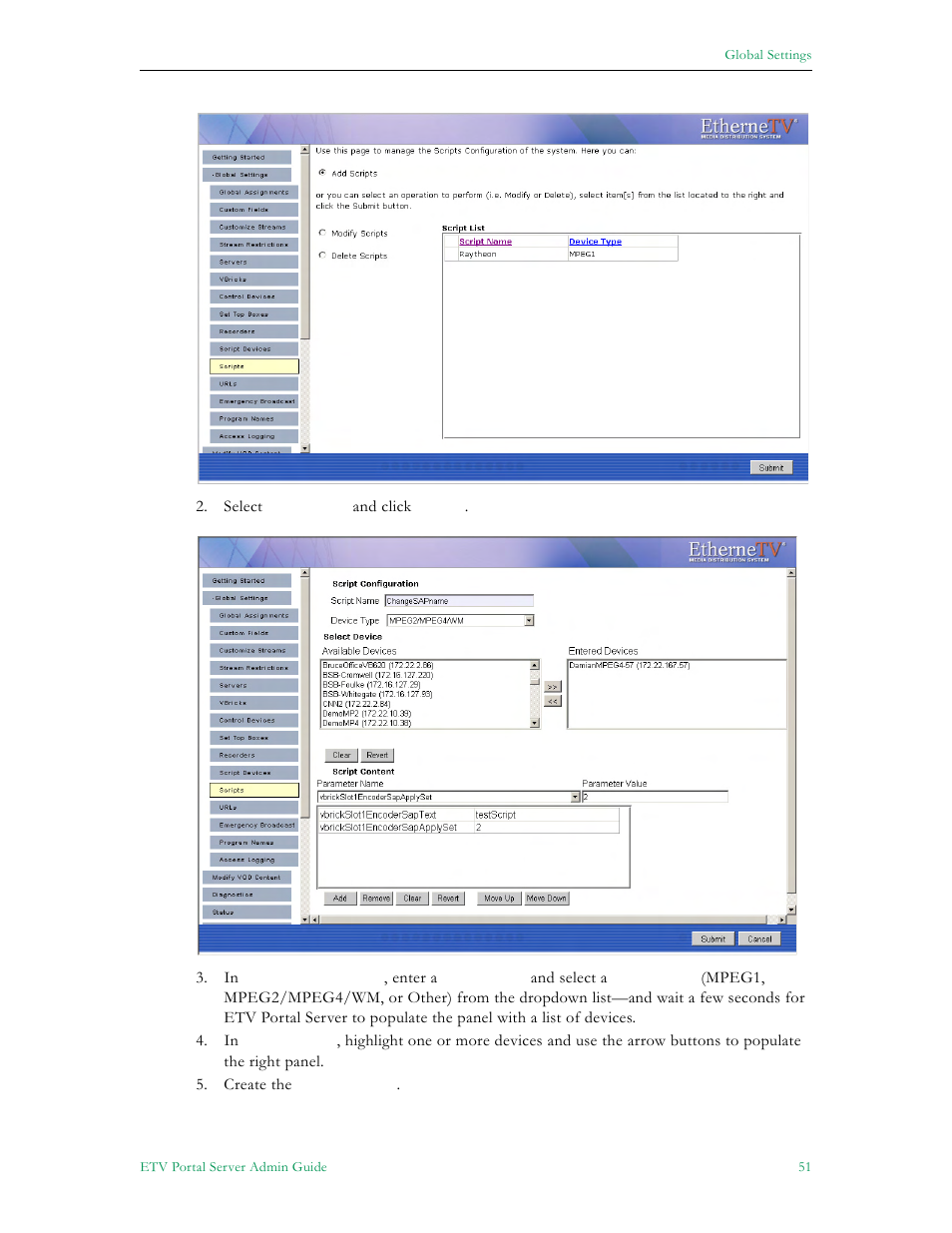 VBrick Systems Portal Server ETV v4.1 User Manual | Page 61 / 140