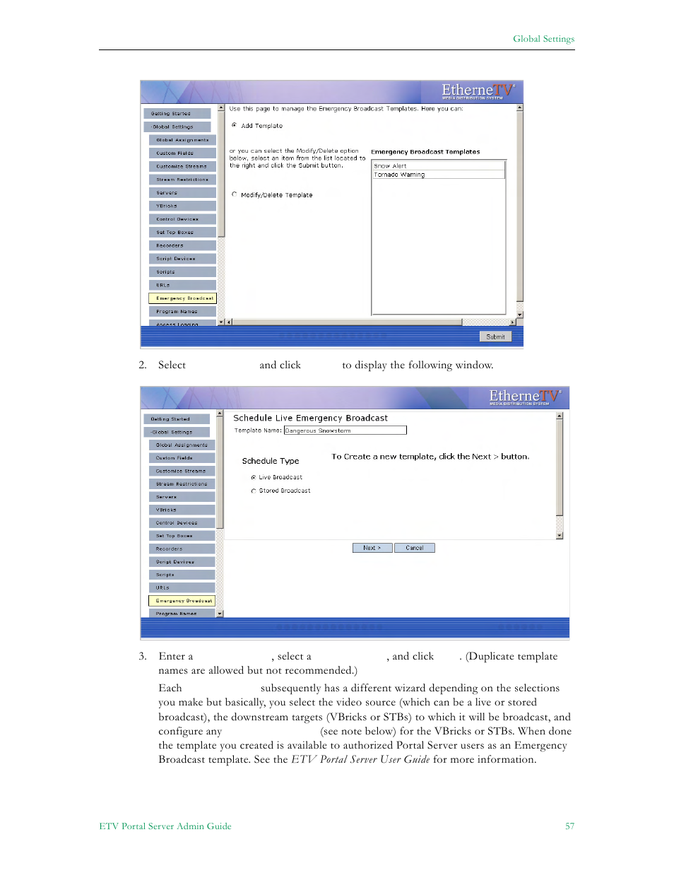 VBrick Systems Portal Server ETV v4.1 User Manual | Page 67 / 140